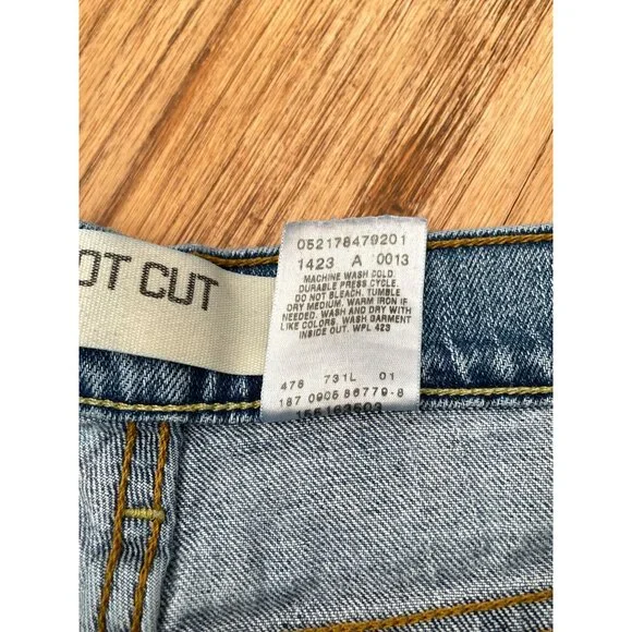 Levi's 515 Boot Cut Jeans Womens 10S Light Wash Y2K - Picture 5 of 8